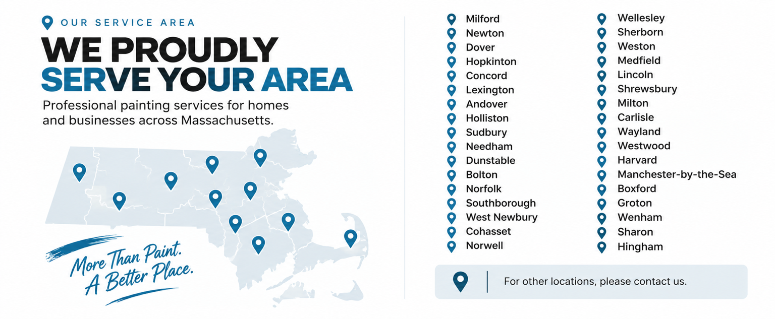 Master Brush & Fix service locations and project information
